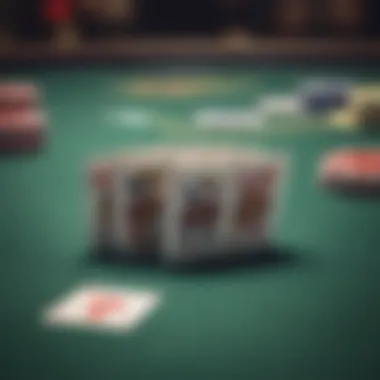 Dynamic gameplay scene at a blackjack table