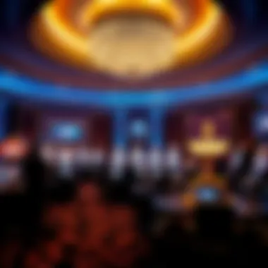 Elegant Casino Interior Design Luxurious casino interior featuring elegant design and ambiance