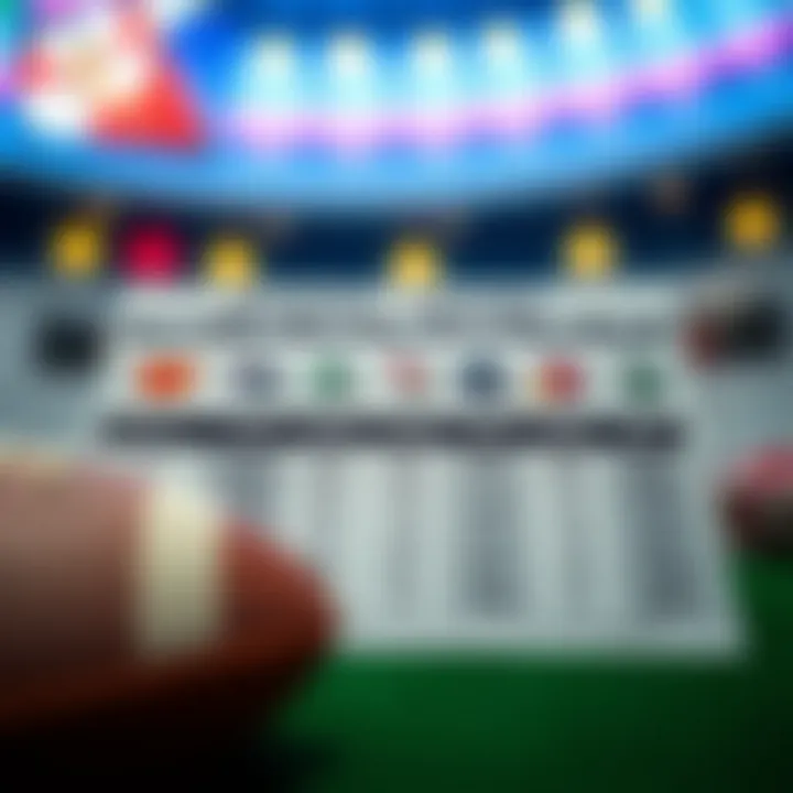 A table comparing statistical performances of AFC East teams