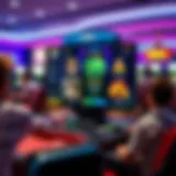 A vibrant interface of a skill-based gaming platform