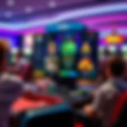 A vibrant interface of a skill-based gaming platform
