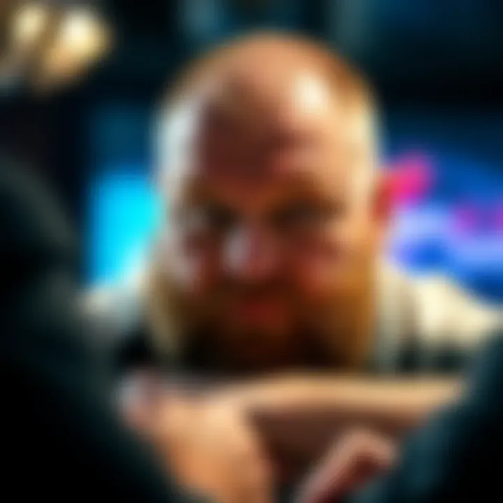 Focus of a Champion Close-up of Eddie Hall's determination
