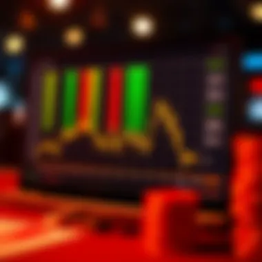 Graph showing betting odds fluctuations