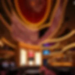 Stunning architectural design of Aria Casino