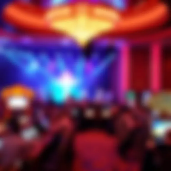 Spectacular entertainment show at Aria Casino