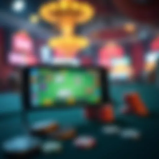 A mobile phone displaying a popular money-earning game