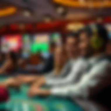 An illustration depicting satisfied users engaging with a betting platform