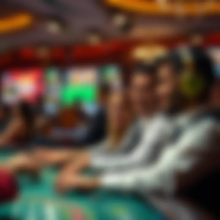 An illustration depicting satisfied users engaging with a betting platform