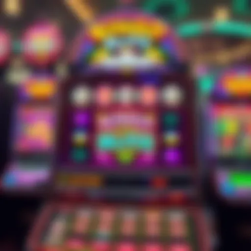 Vibrant Bingo Blitz Slot Machine Interface Bingo Blitz slot machine interface showcasing vibrant graphics and features