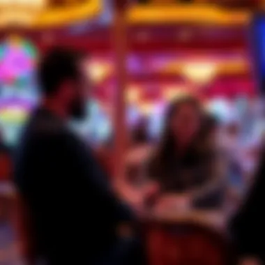 Engagement During Bingo Session Bingo players engaging in a lively game session