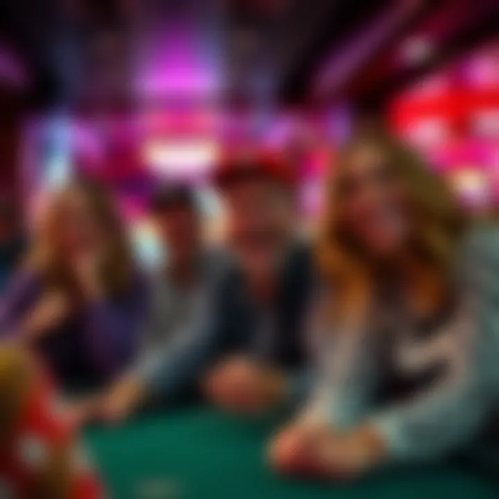 Joyful Journey to Casino Adventures Happy group enjoying a casino trip together