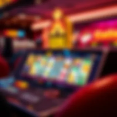 User interface showcasing gameplay features