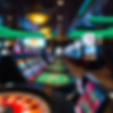Diverse selection of casino games available