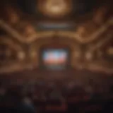 Interior of the Caesars Palace theatre showcasing an audience enjoying a live performance