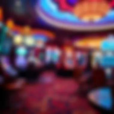 Diverse Gaming Offerings at Carnival Dream Casino Vibrant gaming floor of Carnival Dream Casino showcasing diverse gaming options