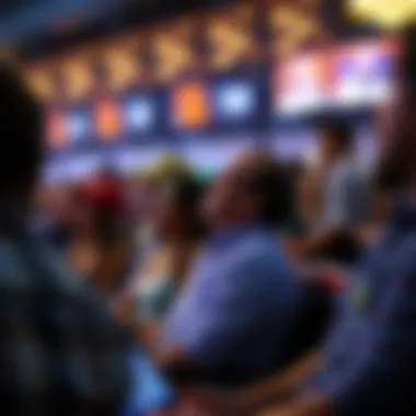 Audience Engagement During Races Engaged audience watching a race