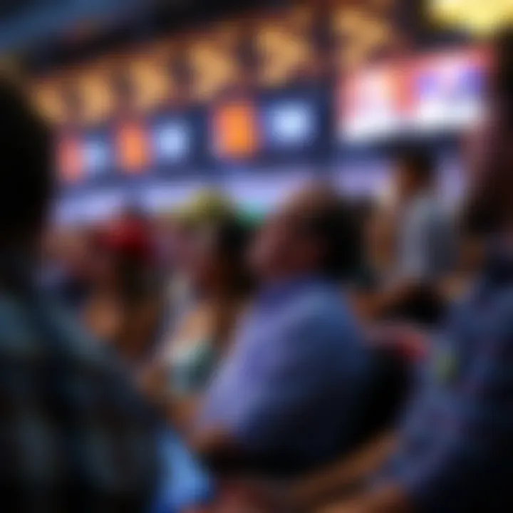 Audience Engagement During Races Engaged audience watching a race