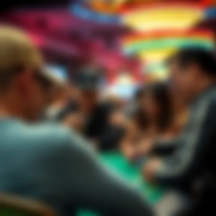 Community interaction within the WSOP app
