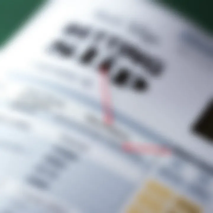 Close-up of a betting slip with highlighted features