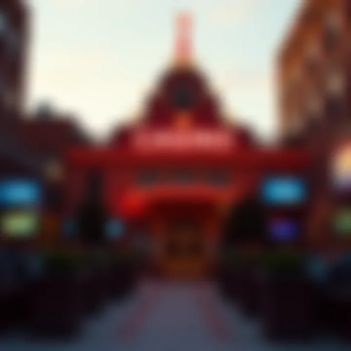 Historical photograph of the first casino establishment in Philadelphia