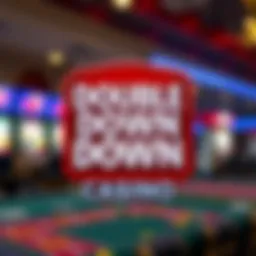 Exciting Double Down Casino logo showcasing the brand identity