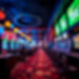 Vibrant gaming floor at DraftKings Casino