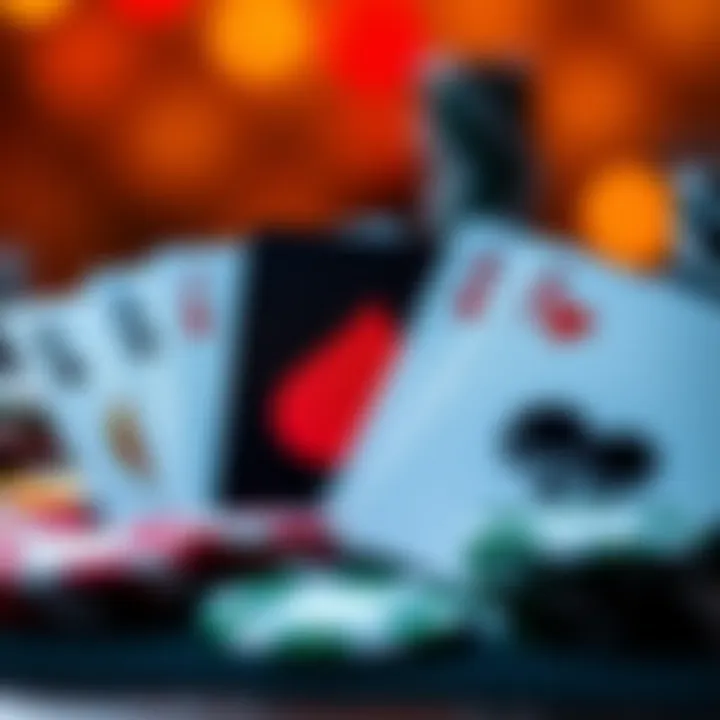 Variety of poker card designs