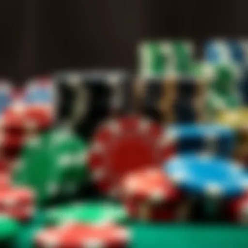 Premium Poker Chips Collection Selection of premium poker chips