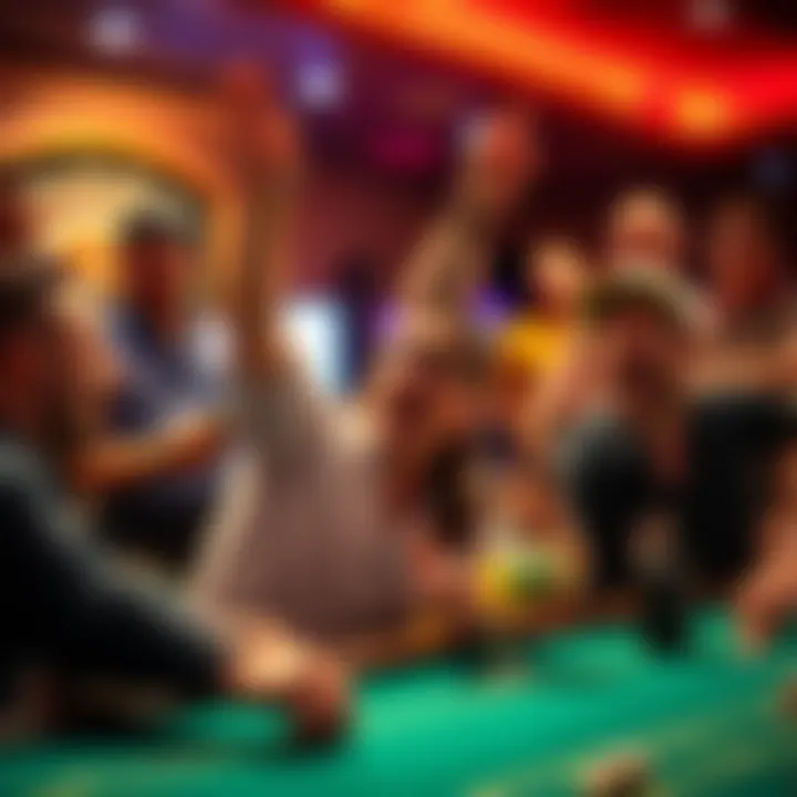 Excited bettors celebrating a successful wager