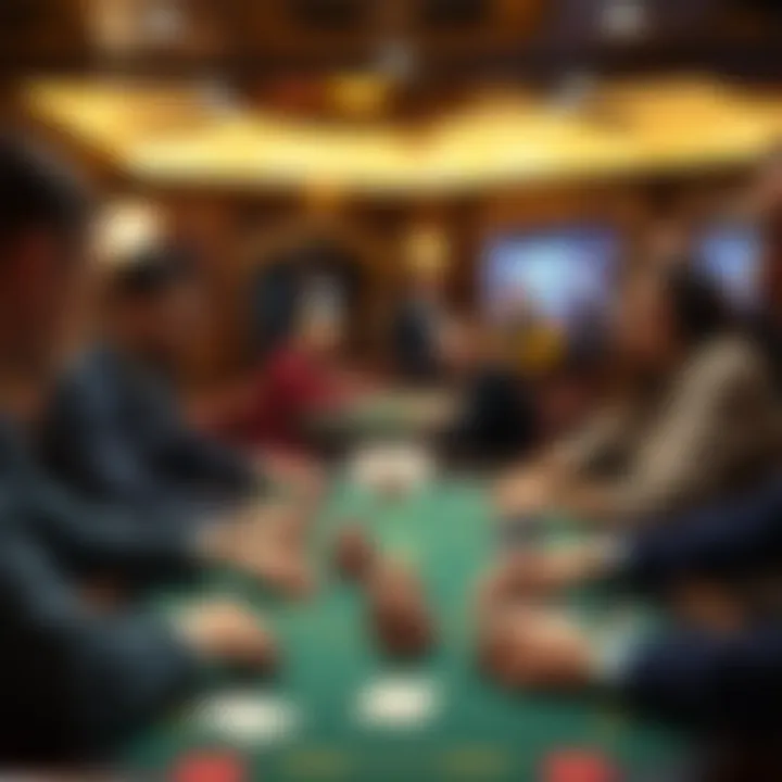 Strategic Moment in Online Poker A strategic gameplay moment in an online poker game