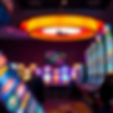 Vibrant Online Casino Experience A vibrant online casino environment filled with various gaming options