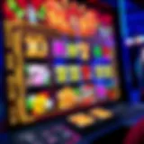 Vibrant Online Slots Interface Vibrant online slots interface showcasing colorful graphics