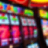 Vibrant Penny Slot Machine Graphics Colorful penny slot machine showcasing vibrant graphics