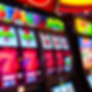 Vibrant Penny Slot Machine Graphics Colorful penny slot machine showcasing vibrant graphics