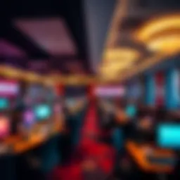 A panoramic view of the BetMGM office environment showcasing innovation and collaboration.