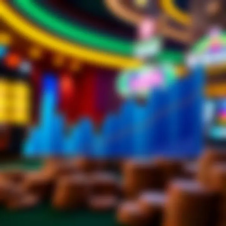 User Engagement Trends in Online Casinos Graph depicting user engagement metrics and trends in the online casino sector influenced by BetMGM.