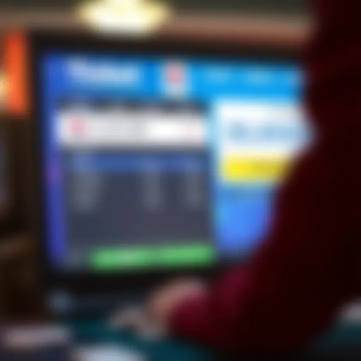A screenshot illustrating the ticket purchasing section, focusing on seamless transaction experience.