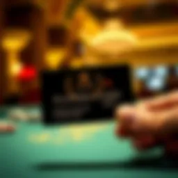 Caesars Palace Players Card close-up