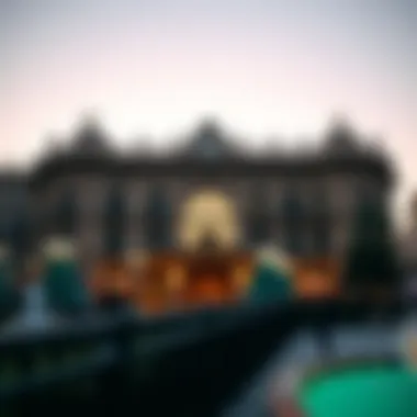 Historical casino architecture in Barcelona