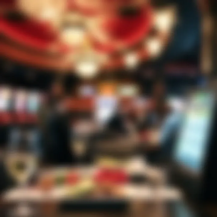 Local dining options within a casino setting