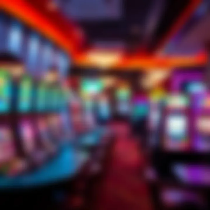 Interior gaming floor showcasing slot machines and tables
