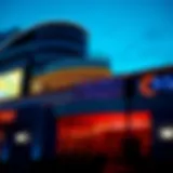 Exterior view of a modern casino in Nashville