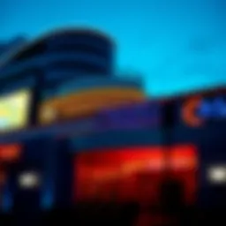 Exterior view of a modern casino in Nashville