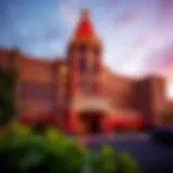 Exterior view of a prominent Poconos casino showcasing its architectural design