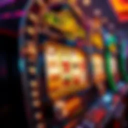 Elegant slot machine design showcasing intricate details