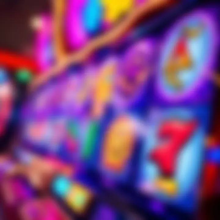 A close-up of the intricate symbols and features on the Dragon Lights slot