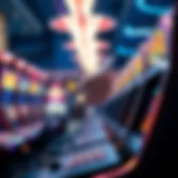 The vibrant visuals of the Dragon Lights slot machine showcasing its unique theme