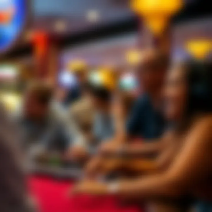 A community event at a local casino, featuring cultural performances and festivities