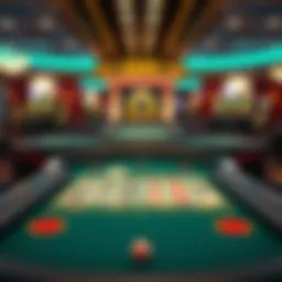 Overview of Four Card Keno Game Layout