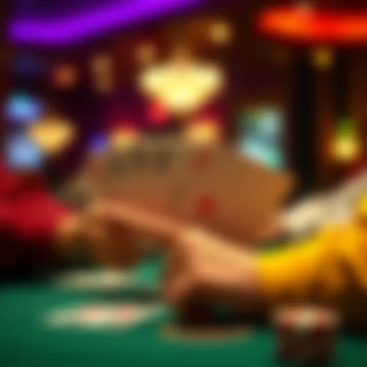 Strategic Scenarios in 3 Card Poker Illustration of strategic card playing scenarios in 3 Card Poker